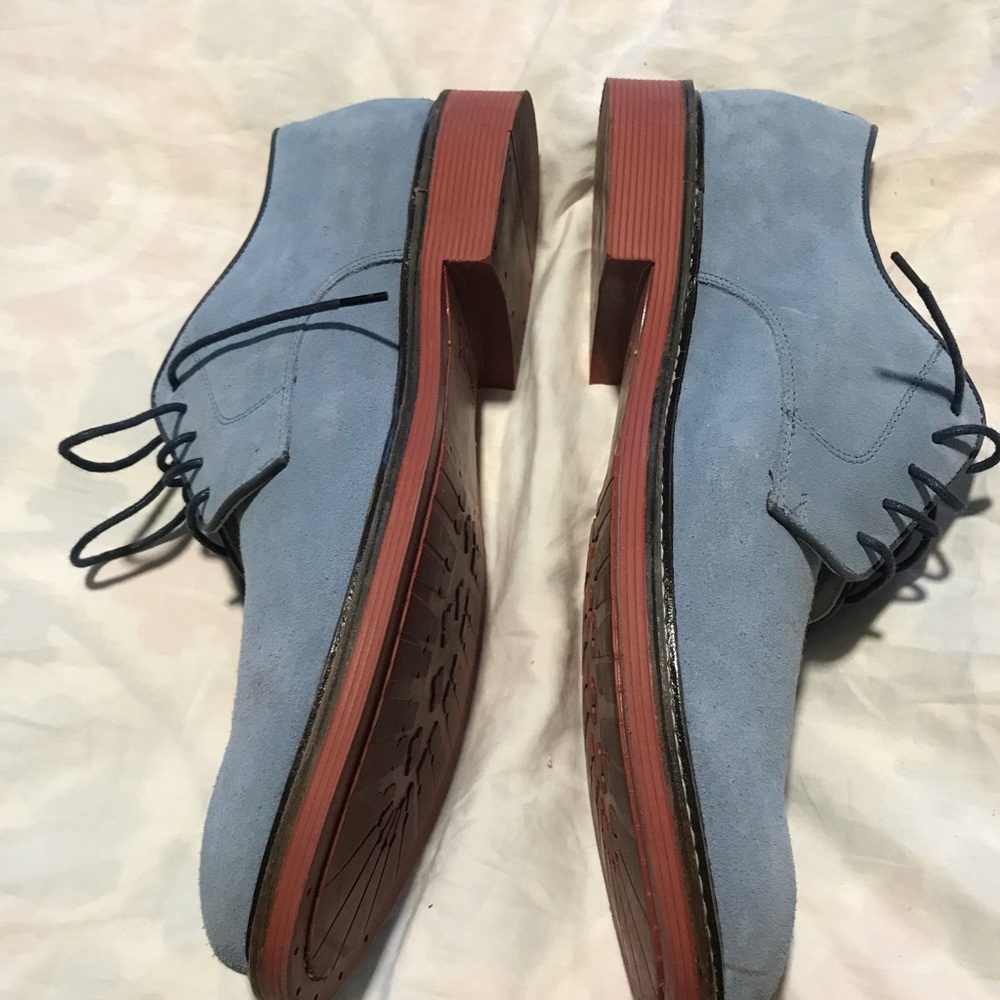 Faconnable Jeans Brand 10.5 Blue suede shoes.